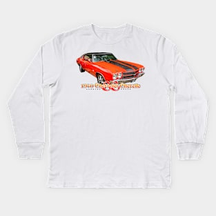 1970 Chevrolet Chevelle SS Hardtop Coupe Kids Long Sleeve T-Shirt